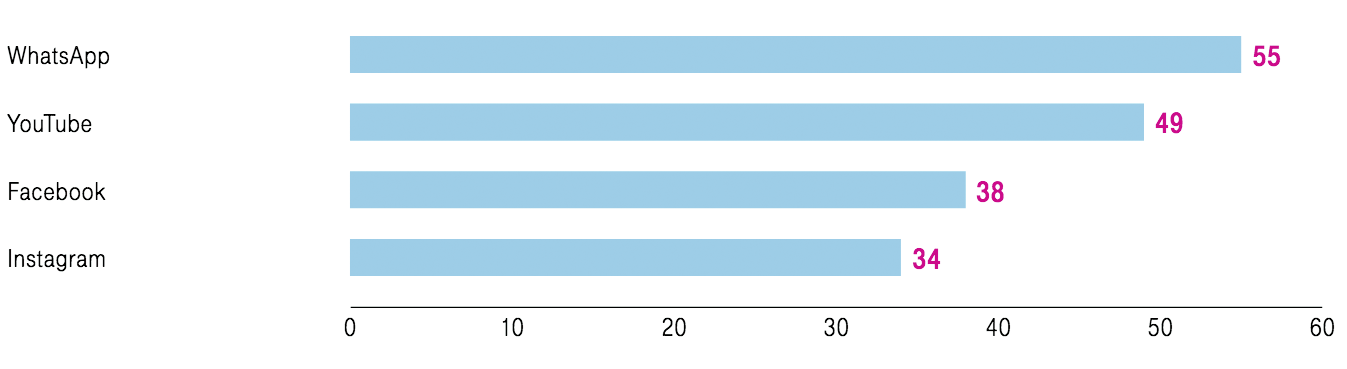 Grafik Nachrichtennutzung