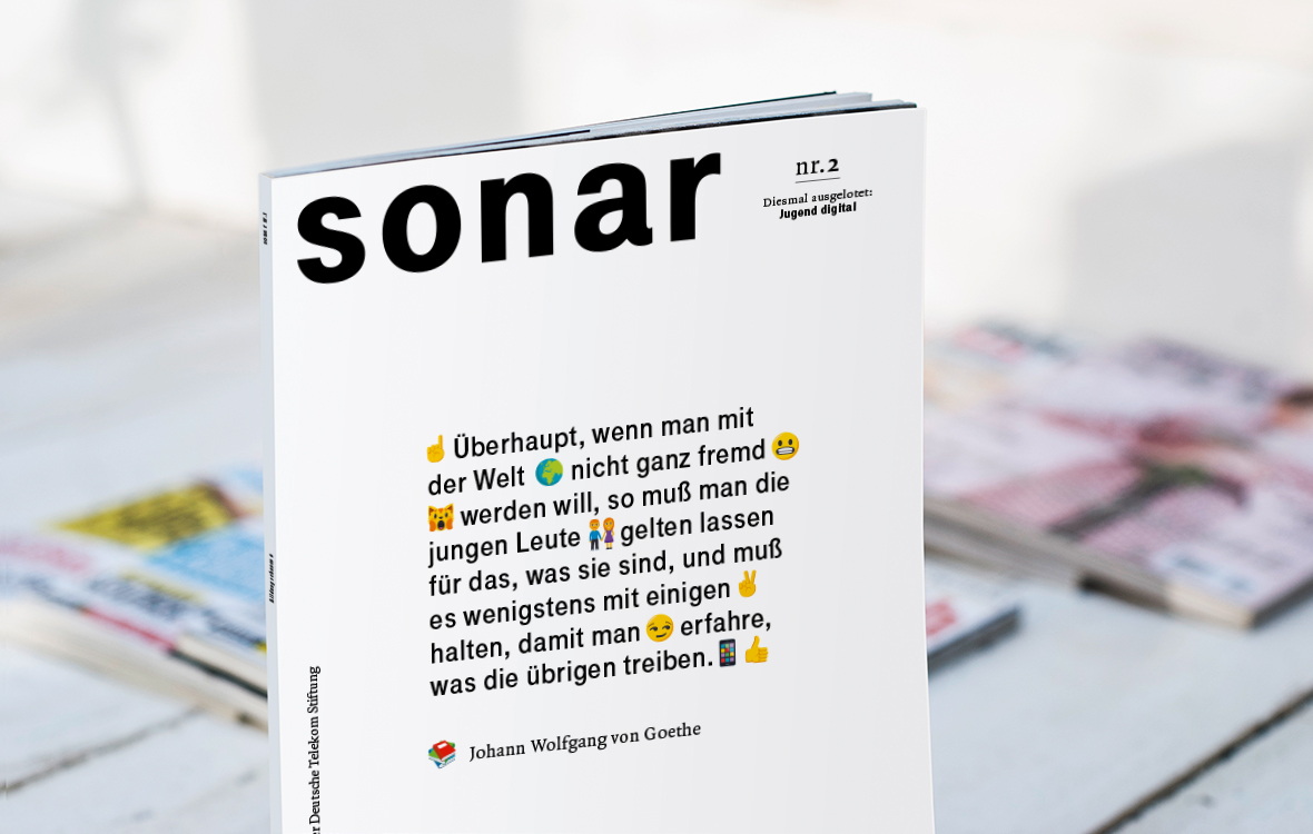 Cover des Bildungsmagazins „sonar“