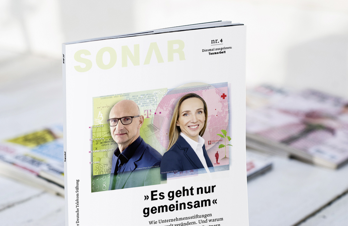 Cover des Bildungsmagazins „sonar“