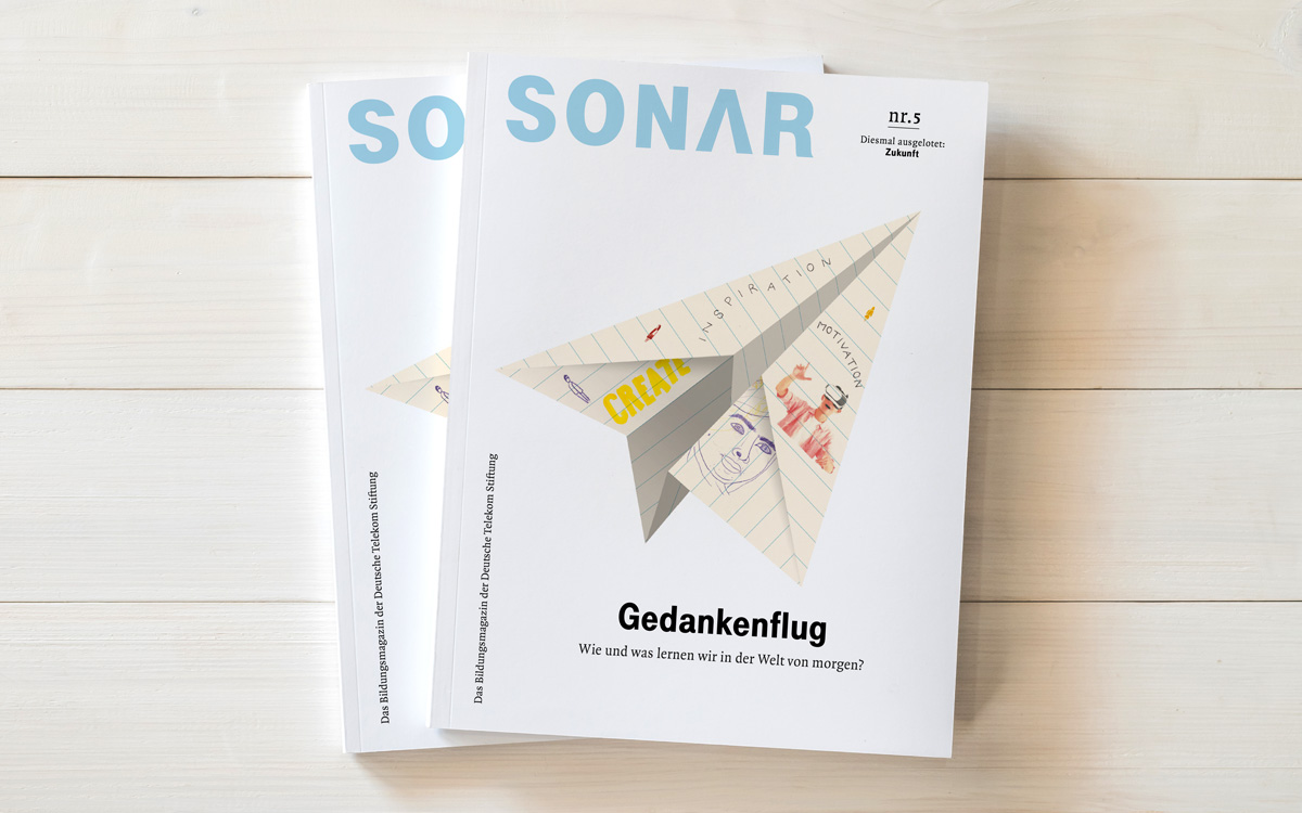 Das Cover des Bildungsmagazins "sonar"