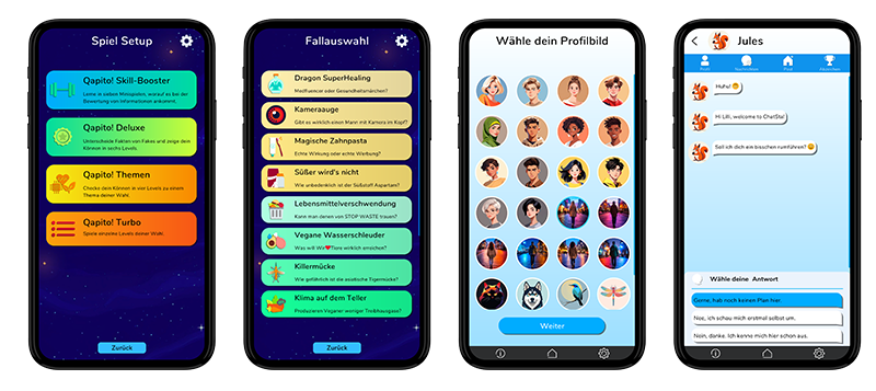 Screenshots vom Spiel Facts & Fakes