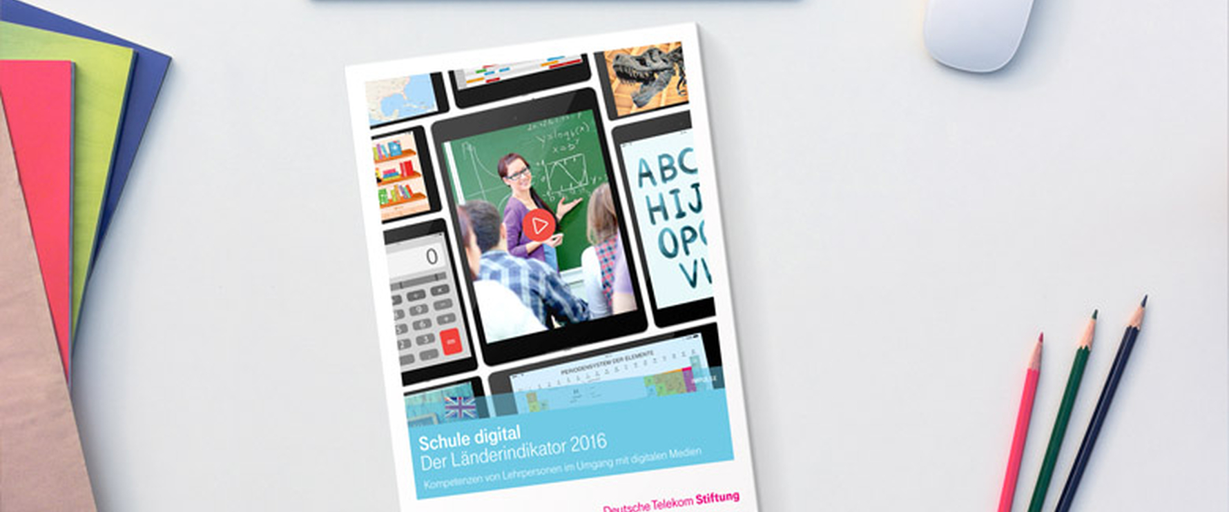 Länderindikator 2016: Lehrkräfte in Bremen, Hamburg, Hessen, Rheinland-Pfalz und Thüringen bewerten das Lernen mit digitalen Medien in ihren Schulen am besten