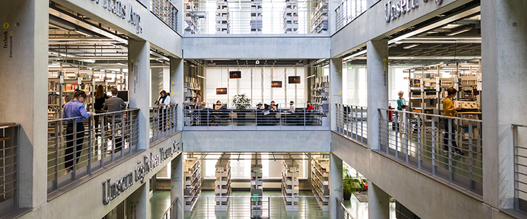 Ansicht Bibliothek Technische Universität