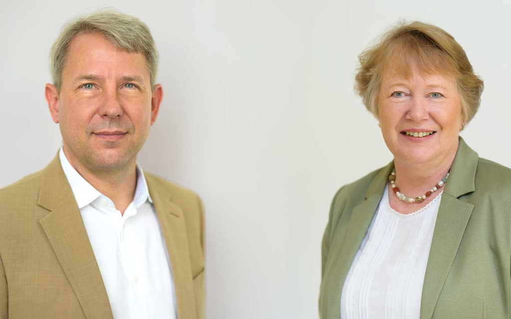 KI-Experten Niels Pinkwart und Doris Weßels