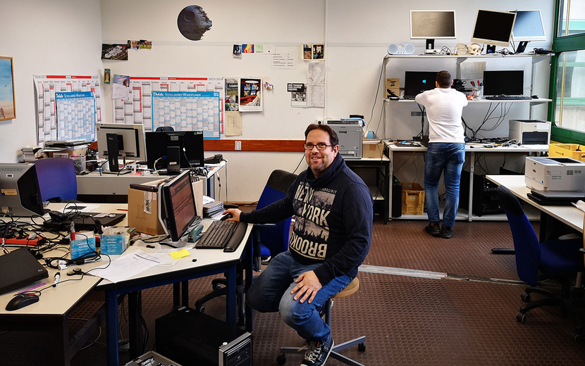 Heiko Schabernack in seinem Büro