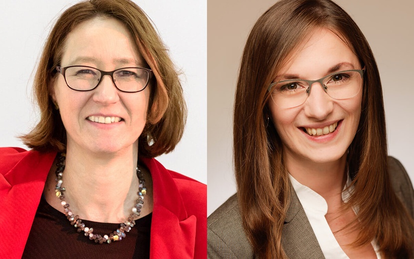 Pictures of Ulrike Cress and Ramona Lorenz