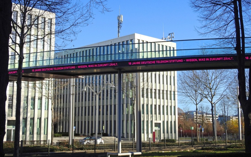Bridge with a LED banner