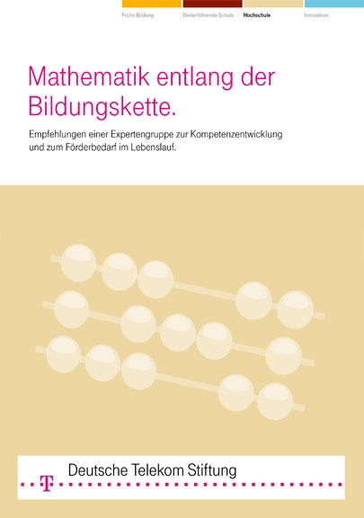 Cover des Buchs Mathematik entlang der Bildungskette