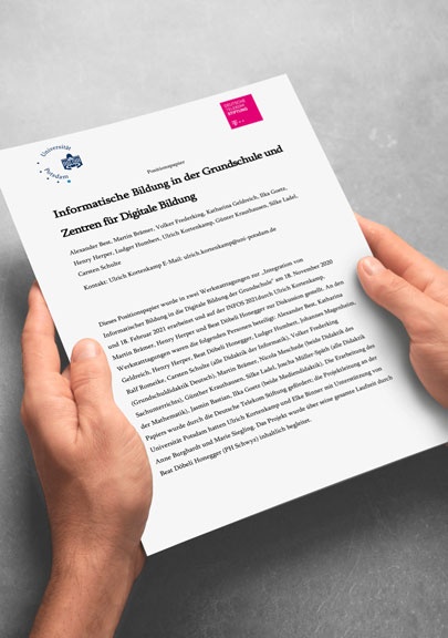 Das Bild zeigt das Cover des Positionspapiers.