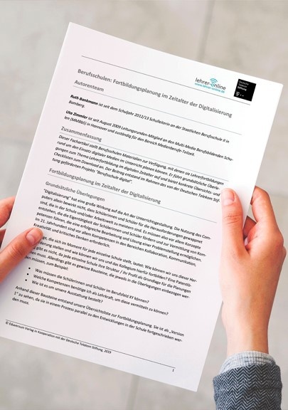 Das Bild zeigt das Cover der Handreichung.