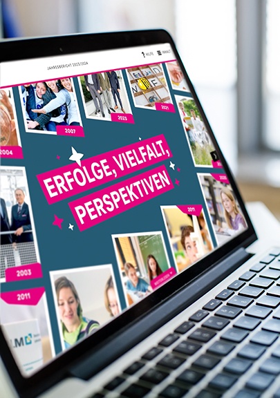 Titelbild vom neuen Jahresbericht.