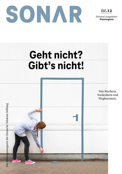 Das Bild zeigt die Titelseite von Ausgabe Nr. 12 des Magazins sonar.