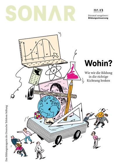 Titelseite der Ausgabe Nr. 13 vom Bildungsmagazin sonar.