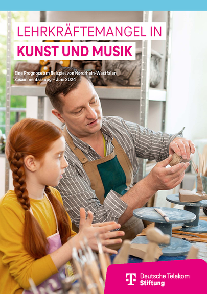 Cover der Zusammenfassung „Lehrkräftemangel in Kunst und Musik“