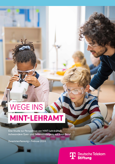 Cover der Zusammenfassung „MINT-Personal an Schulen“